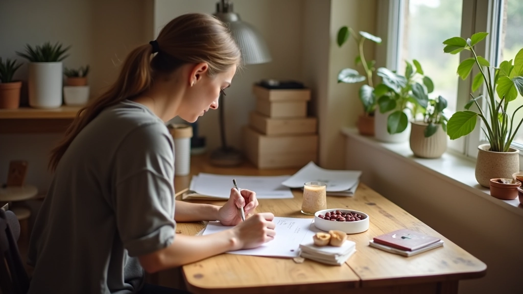 Vendeur Etsy photographiant ses produits faits main pour sa boutique en ligne